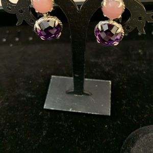 David Yurman guava dangle earrings